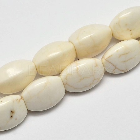 Triangle Natural Magnesite Beads Strands G-M138-28-1