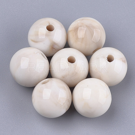 Acrylic Beads OACR-S029-060C-04-1