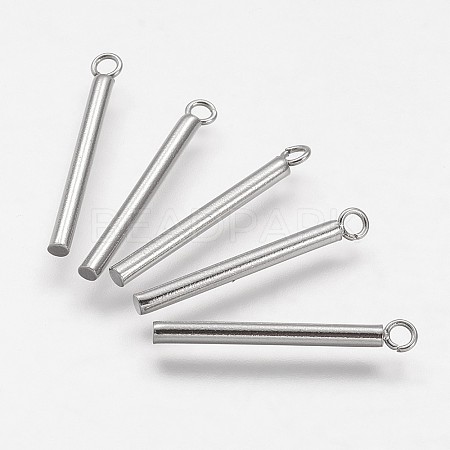 Tarnish Resistant 304 Stainless Steel Pendants STAS-F041-52-1