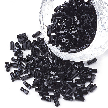 Glass Twisted Bugle Seed Beads SEED-S018-02A-1