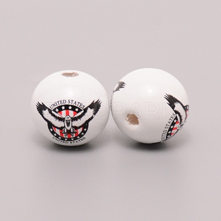 Wooden Beads WOOD-WH0015-91-1