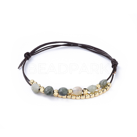 (Jewelry Parties Factory Sale)Cowhide Leather Cord Bracelets BJEW-JB04494-03-1
