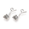 Tibetan Style Alloy Pendants TIBE-N014-21AS-1