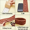 Self-Adhesive XPE Grain Contact Paper DIY-CP0011-17F-6