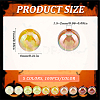 Thanksgiving Day Themed Transparent Acrylic Beads MACR-SP0001-32B-2