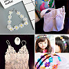 Colorful Polyester Lace Trim OCOR-TA0001-34A-20