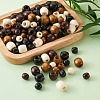 Cheriswelry Dyed Natural Wood Beads WOOD-CW0001-01-LF-7