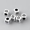 Opaque Acrylic Beads SACR-Q188-02B-1