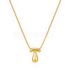 304 Stainless Steel Alphabet Pendant Necklaces for Men and Women GP1122-20-1