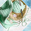 30Pcs Tulip Acrylic Locking Stitch Marker HJEW-SC0002-20-4
