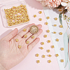 100Pcs Long-Lasting Plated PALLOY-BC0001-15-3