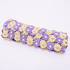 Daisy Sun Flower Decorating Polyester Lace Trims OCOR-WH0064-26A-1
