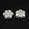 Plating Plastic Acrylic Flower Spacer Beads LS-X-PACR-L004-05S-2