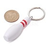 ABS Plastic Sports Ball Theme Pendants Keychains KEYC-JKC00659-04-3