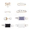 SUPERFINDINGS 8Pcs 8 Style Zinc Alloy Kilt Pin Brooches AJEW-FH0004-37-1