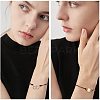 Adjustable Waxed Cord Braided Bead Bracelets Set DIY-AR0001-65-4