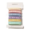 Polyester and Nylon Striped Ribbon Sets DIY-Z029-01S-2