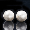 Compressed Cotton Pearl Beads WOVE-S114-10mm-13-1