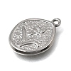 304 Stainless Steel Pendants STAS-K322-26B-P-2