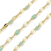 Rack Plating Brass Dapped Chains AJEW-Q153-02G-11-1