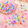 204Pcs 3 Styles Opaque Acrylic Beads OACR-TA0004-36-5
