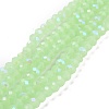 Electroplate Glass Beads Strands EGLA-A034-J8mm-L04-1