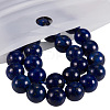 Dyed Natural Lapis Lazuli Round Bead Strands G-PH0005-6mm-01-2
