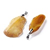 Natural Agate Big Pendants G-H231-19-3