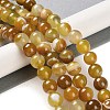 Natural Striped Agate/Banded Agate Beads Strands G-Z060-A01-C09-2