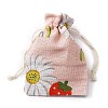 Cotton & Linen Drawstring Gift Bags ABAG-TAC0006-07A-2