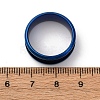 201 Stainless Steel Grooved Finger Ring Settings STAS-TAC0001-10A-L-3