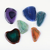 Mixed Shape Dyed Natural Crackle Agate Big Pendants G-R275-313-1