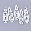 Natural Freshwater Shell Pendants SHEL-N026-26-1