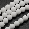 Natural White Jade Beads Strands X-G-D695-8mm-1