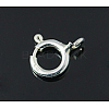 Sterling Silver Spring Ring Clasps X-STER-A007-24B-2
