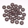 Gear Tibetan Style Alloy Spacer Beads RAB145-NF-3