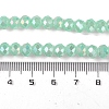 Baking Electroplate Glass Beads Strands LS-DGLA-A039-J6MM-B07-4