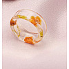 Dried Flower Clear Resin Finger Rings FS-WGF6920-05-1