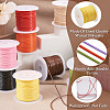 10 Rolls 10 Colors Waxed Polyester Cords YC-TA0001-04-4