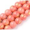 Natural Mashan Jade Beads Strands G-F670-A04-8mm-1