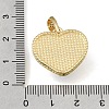 Valentine's Day Brass Pendants KK-E802-39G-3