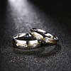 Valentine's Day Gifts Titanium Steel Cubic Zirconia Couple Rings For Men RJEW-BB16465-8-4