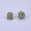 Hexagonal Silicone Focal Beads SI-JX0020A-113-1