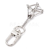 304 Stainless Steel Empty Stone Holder Chain Pouch Pendant Decorations HJEW-JM01887-02-4