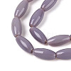 Opaque Glass Beads Strands GLAA-T028-15P-01-3