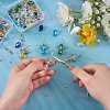 DIY Faceted Beads Earring Making Kit DIY-SZ0007-70-2