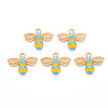 Alloy Enamel Pendants ENAM-S121-174C-RS-1