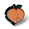 Peach Butt Zinc Alloy Enamel Pin Brooch JEWB-C025-02B-EB-2