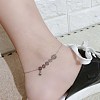 925 Thai Sterling Silver Anklets AJEW-BB60876-A-2