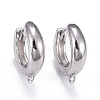 Brass Hoop Earrings LS-EJEW-K083-33P-1